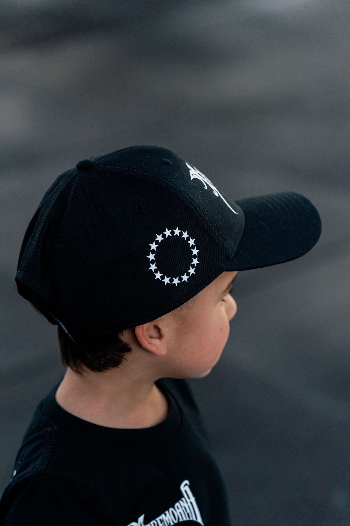 Kids Team Teremoana cap, side view with the Cook Islands star ring